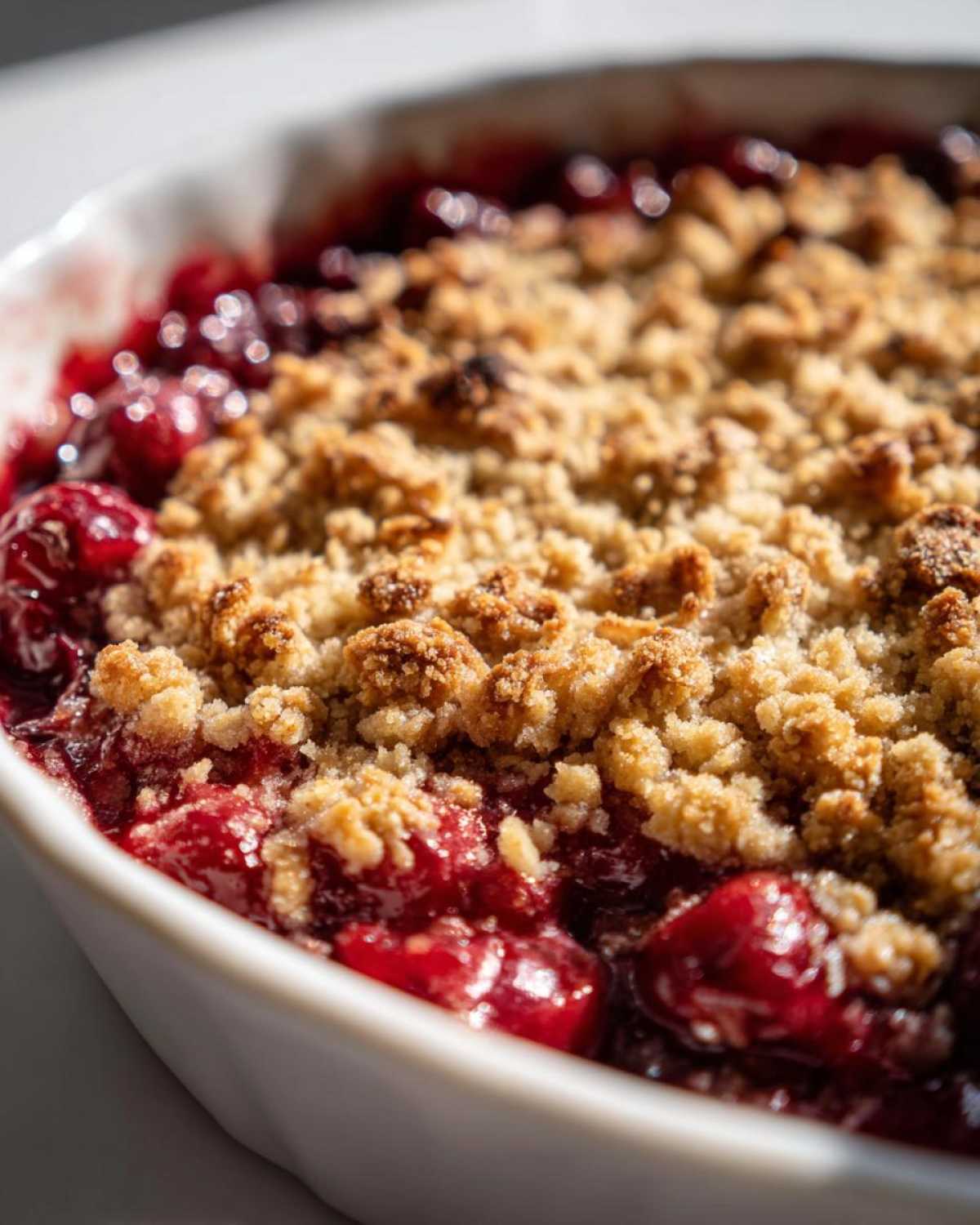 Sour Cherry Crisp