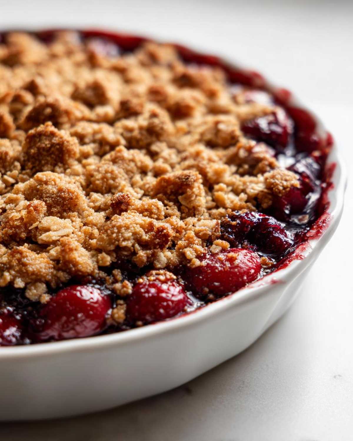 Sour Cherry Crisp