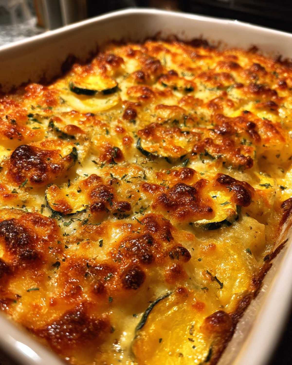 Squash Casserole with Ritz Crackers