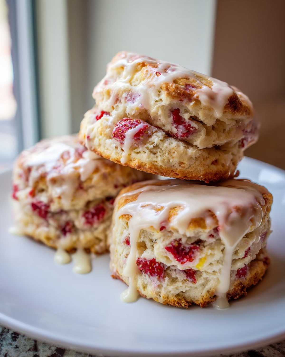 Divine 8 Strawberry Lemon Cream Scones Joy