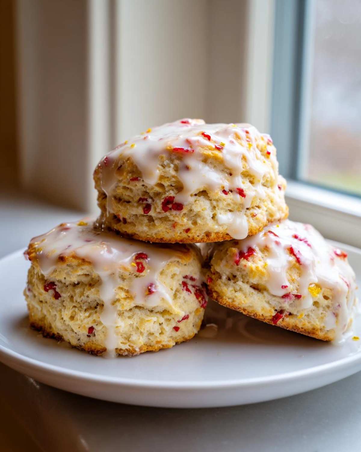 Divine 8 Strawberry Lemon Cream Scones Joy